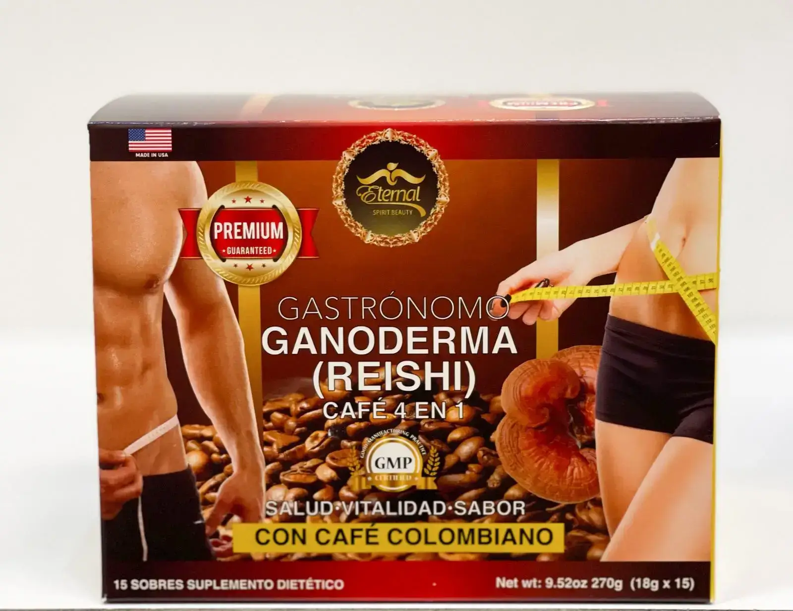 Café Ganoderma con café colombiano