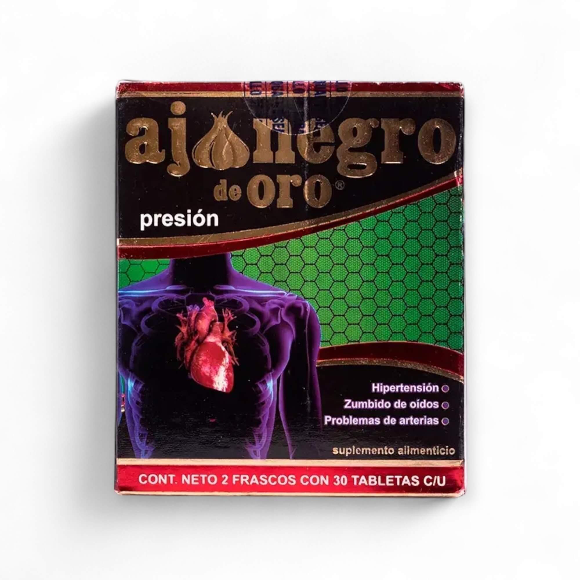 Ajo Negro de Oro Presión