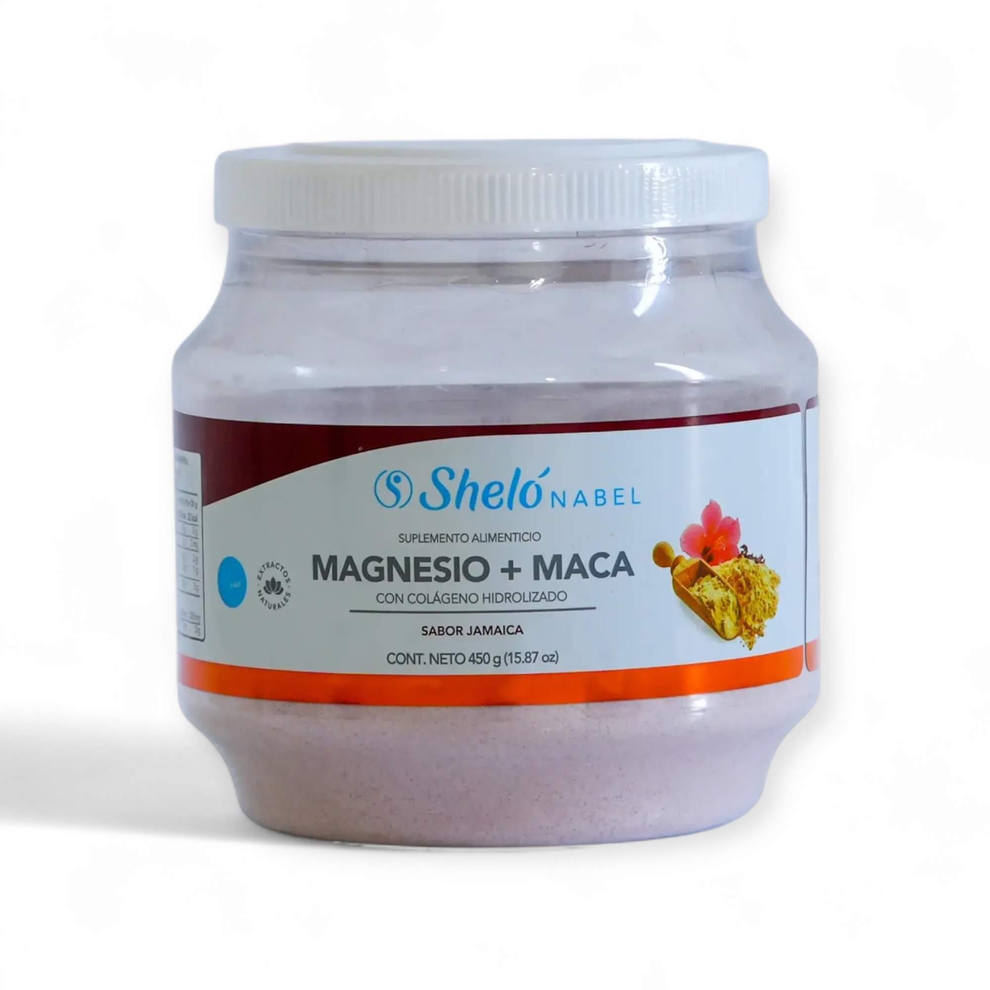 MAGNESIO MACA COLÁGENO HIDROLIZADO SABOR JAMAICA.